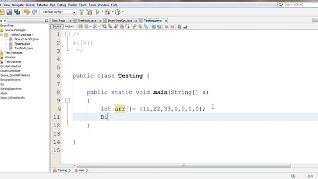 BinaryTree Array Representation in JAVA _Tree build and Traversal_URDU смотреть онлайн