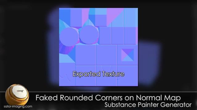 Faked Rounded Corners on Normal Map: Substance Painter Generator смотреть онлайн