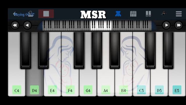"AMMA AMMA"song on piano смотреть онлайн