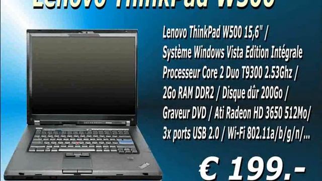 Lenovo ThinkPad W500 Core 2 Duo T9300 смотреть онлайн