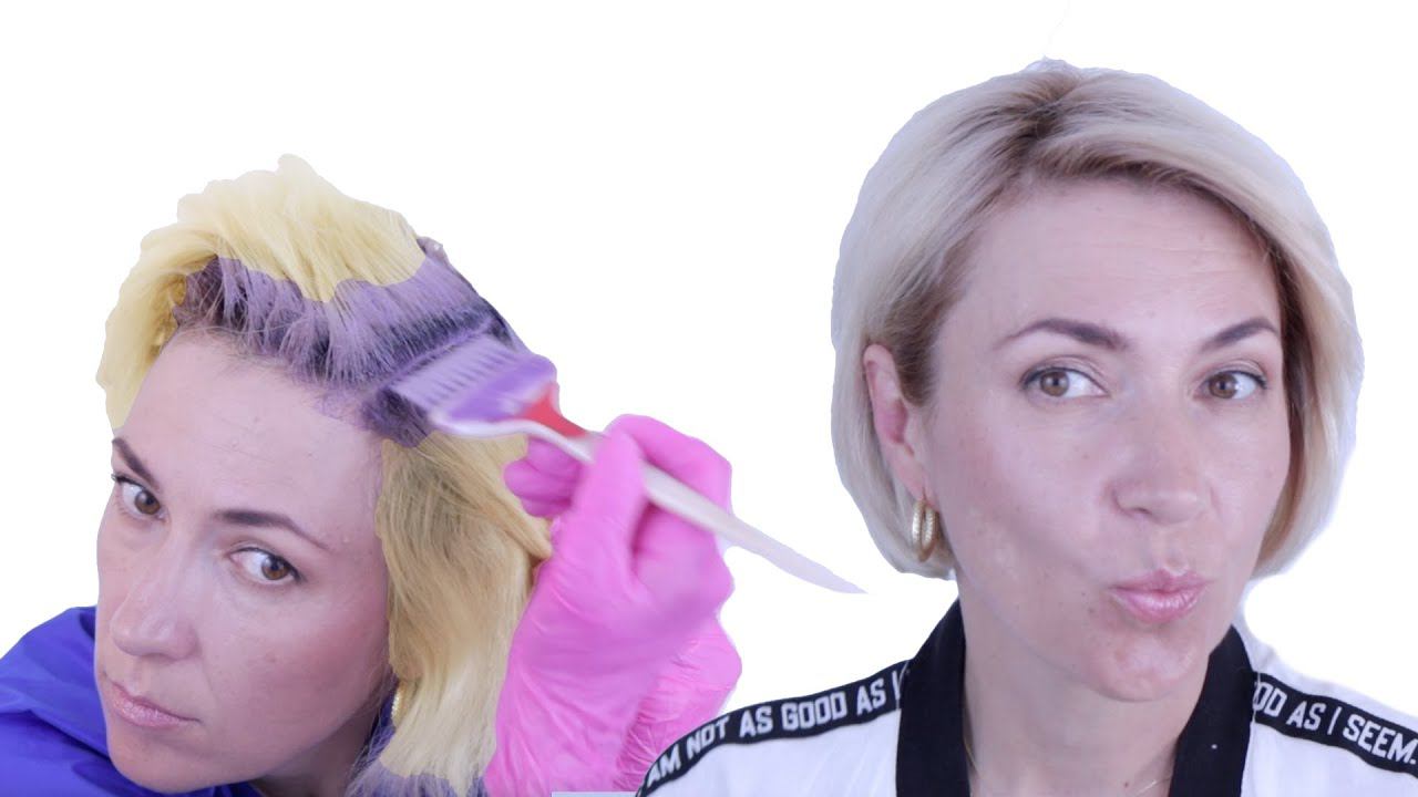 Я крашу себе волосы пошагово | Промежуточное окрашивание волос Ева Лорман смотреть онлайн