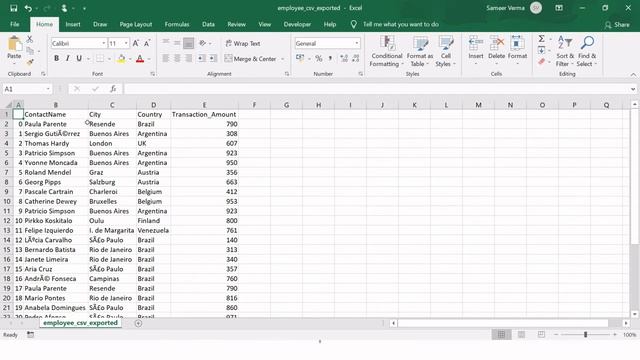 Import & Export the CSV or Excel file in/from Pyhon using Pandas смотреть онлайн