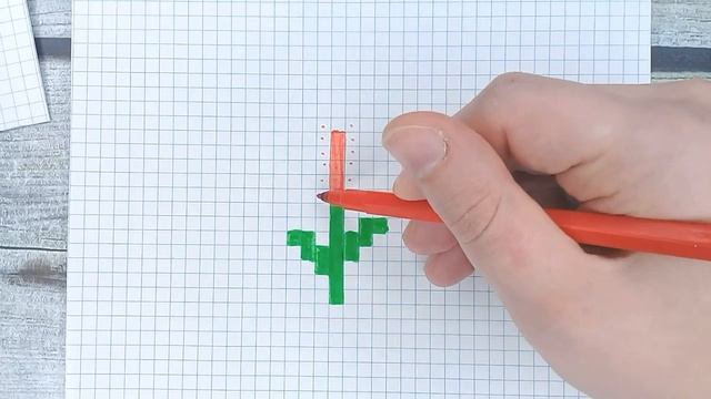 Красивые рисунки по клеточкам без чёрного фломастера / Как нарисовать сердечко / Для новичков смотреть онлайн