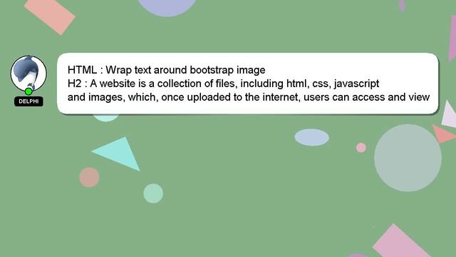 HTML : Wrap text around bootstrap image смотреть онлайн
