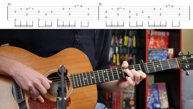 Undertale - Bergentrückung/Asgore/Determination Acoustic Guitar TABS смотреть онлайн