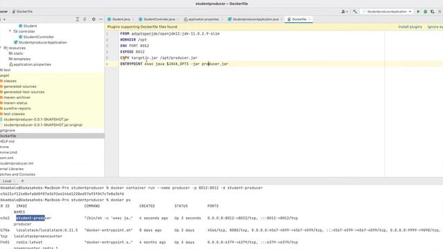 Docker container communication | Springboot microservice communication using docker network смотреть онлайн