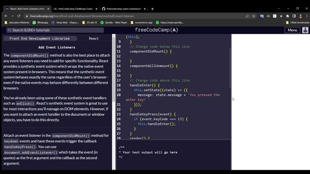 FreeCodeCamp || Front End Development || React Js Solutions смотреть онлайн