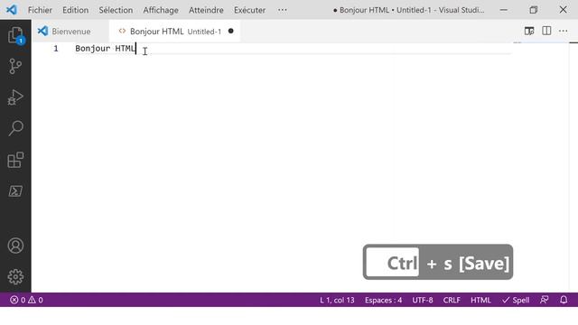 Installation et utilisation de Visual Studio Code | Formation HTML5 et CSS3 смотреть онлайн