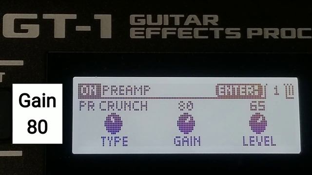 BOSS GT­­­­­‐1 AMP sound 【PRO CRUNCH】 смотреть онлайн