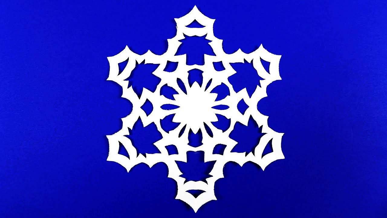 Как сделать снежинку из бумаги своими руками. Красивые снежинки из бумаги смотреть онлайн