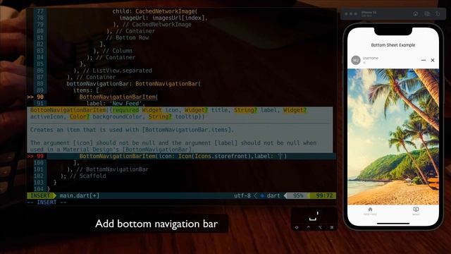 Flutter cookbook - Working with Bottom Sheet смотреть онлайн