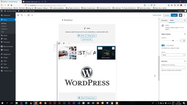 Add Image Gallery in WordPress Gutenberg Block Editor Gallery block смотреть онлайн