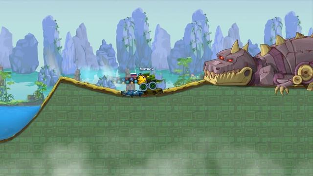 ТЕПЛОВОЗ и Хищные машины МУЛЬТИПЛЕЕР #18 Кид в гонках Car Eats Car Multiplayer на мк смотреть онлайн