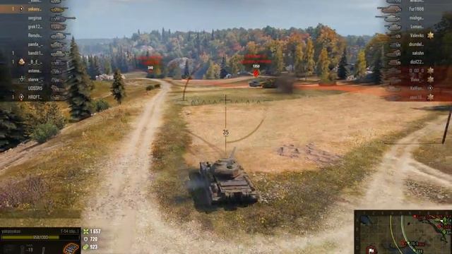 Т-54 первый образец очень хорош когда попадает в топ. смотреть онлайн