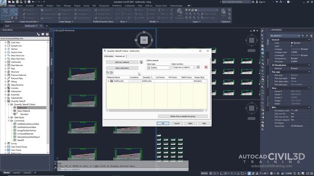 Reviewing Quantity Takeoff Criteria and Report Settings in Civil 3D 2018, 2019, 2020, 2021 смотреть онлайн