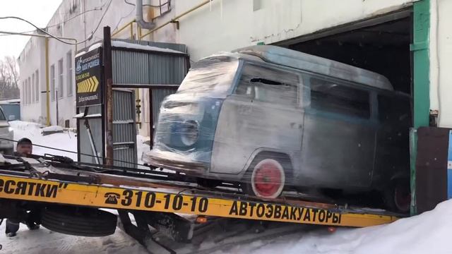 Volkswagen T2 1977г.в. Едем в малярку смотреть онлайн