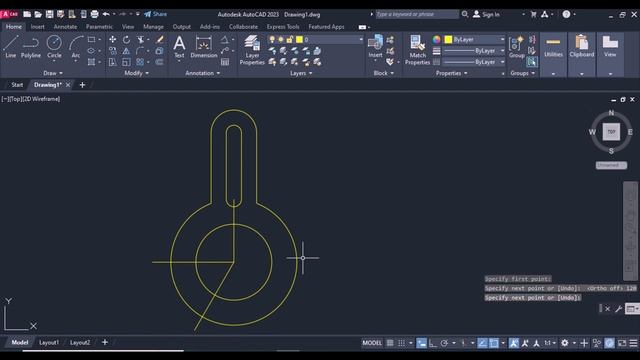 AutoCAD 2D Exercise #22 смотреть онлайн