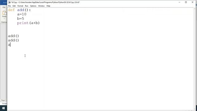 Python Programming user defined function class 13 смотреть онлайн