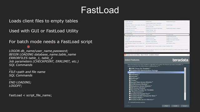 How to load a file to Teradata using FastLoad смотреть онлайн