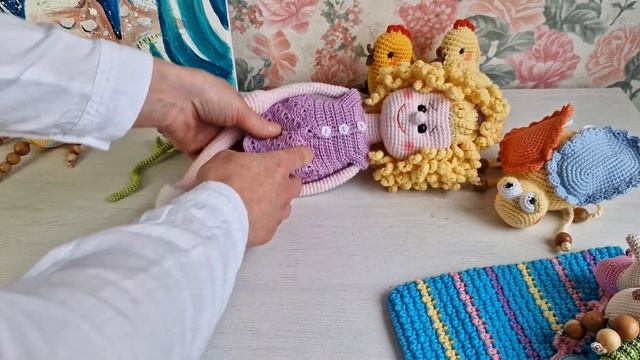 Вязалки. Игрушки крючком. Продолжение видео... смотреть онлайн