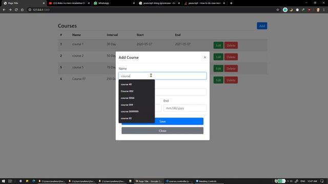 NodeJs , Express and HandleBars Crud application Demo смотреть онлайн