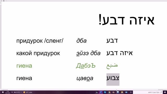 1289. Кто такой "дба" в ивритском сленге. Как понять: "эйзэ дба!". Связь с арабским языком смотреть онлайн
