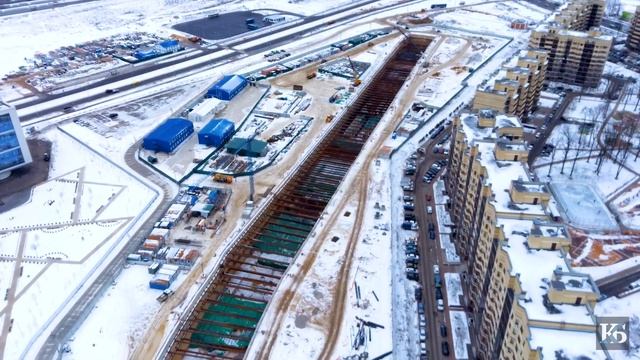 Строительство станции метро Бачуринская 09.02.2020 смотреть онлайн