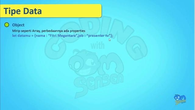 JavaScript - 1.3 Variable part 3 - Data Type смотреть онлайн