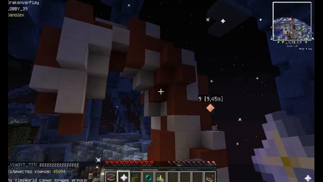 Видио ведёт Аркаша))) ВСЕ головы деда мороза 19/19 ))) открыли 6 Эндер сундуков на VimeWorld))) смотреть онлайн