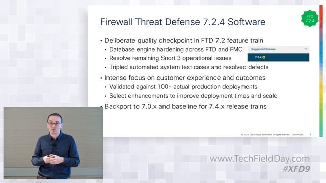 Cisco Secure Firewall 4200 Series Appliances and Threat Defense 7.4 Software Overview смотреть онлайн