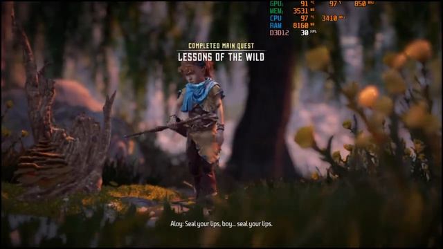 Horizon Zero Dawn GTX 950M 4 GB смотреть онлайн