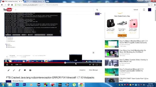 |LINK FIX|FTB Cracked Java.lang.nullpointerexception ERROR FIX! Minecraft 1.7.10 Modpacks смотреть онлайн