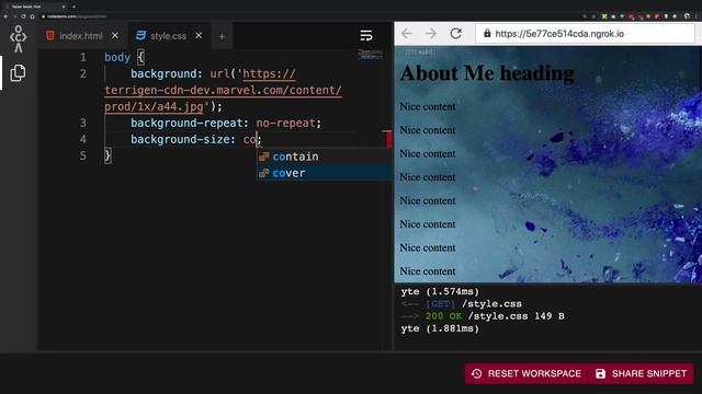 #36: CSS backgrounds - HTML5 + CSS3 Frontend Web Development Tutorials смотреть онлайн