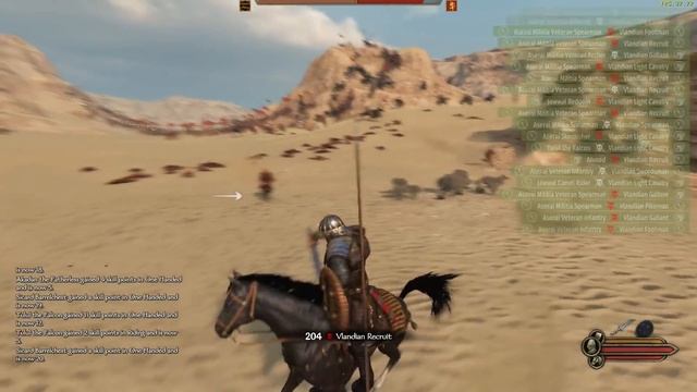 Mount and Blade II Bannerlord: Massive Desert battle! смотреть онлайн