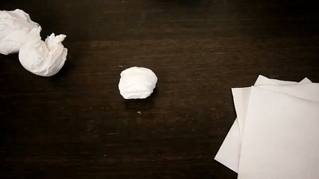 DIY Снеговик из салфеток!Своими руками!!!