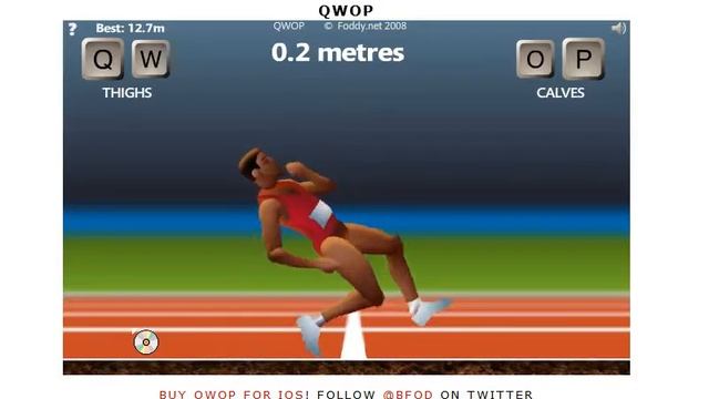 Qwop Small gameplay up to..13 Meters смотреть онлайн