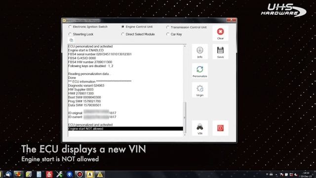 How To Mercedes GLE ECU FBS4 Exchange Using Arbrites AVDI Diagnostic Laptop Interface And OBDII