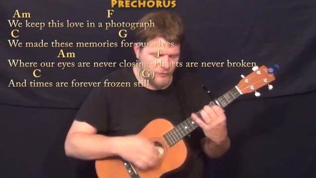 Photograph (Ed Sheeran) Bariuke Cover Lesson with Chords/Lyrics - Capo 4th смотреть онлайн