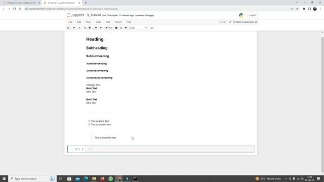 #3 Jupyter Notebook Markdown смотреть онлайн