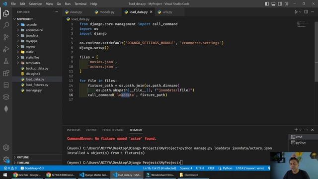 64 – Load Dump or JSON Data into Table | Django Master Series | Grow Up More смотреть онлайн