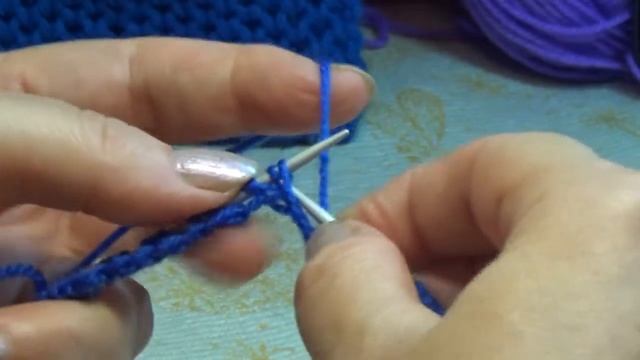 Вязание спицами . Узор соты #10