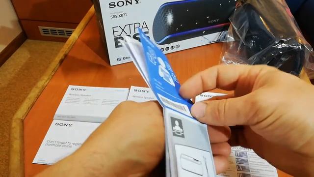 Блютус колонка Sony SRS-XB31 (распаковка) смотреть онлайн