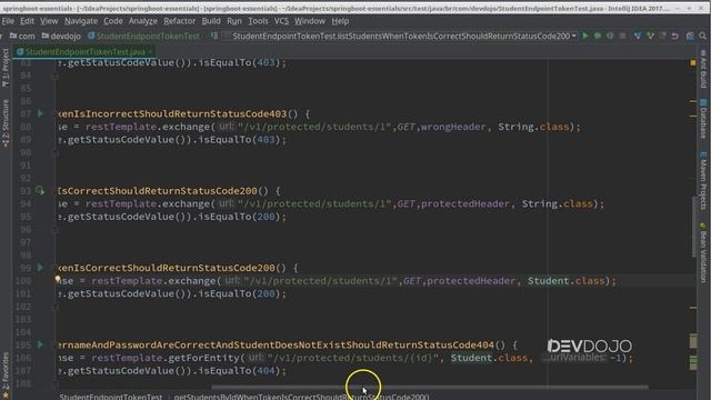 Spring Boot Essentials 32 - Refatoração dos testes para executar com Token смотреть онлайн