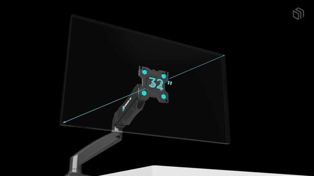 ONKRON G80-BLK Soporte de mesa para Monitor 13" - 32" con resorte de gas смотреть онлайн