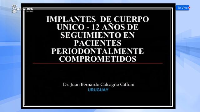 Sesión On Line: "Implantes Monoblock" смотреть онлайн