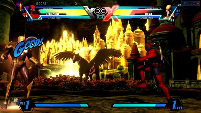 Ultimate Marvel vs. Capcom 3(AMD A8-4500m + AMD Radeon HD 7640g + 7600m смотреть онлайн