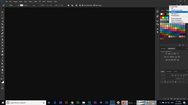 Interface - Adobe Photoshop CC 2019 смотреть онлайн