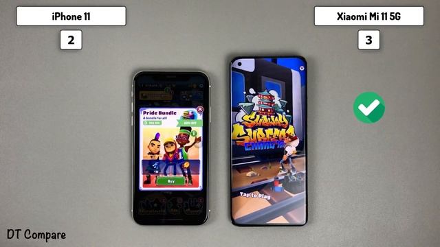 Xiaomi Mi 11 5G vs iPhone 11 Speed Test & Camera Test смотреть онлайн