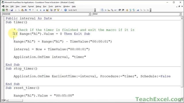Countdown Timer in Excel смотреть онлайн