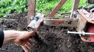#картофелекопалка . веерная вибрационная / potato harvesting device